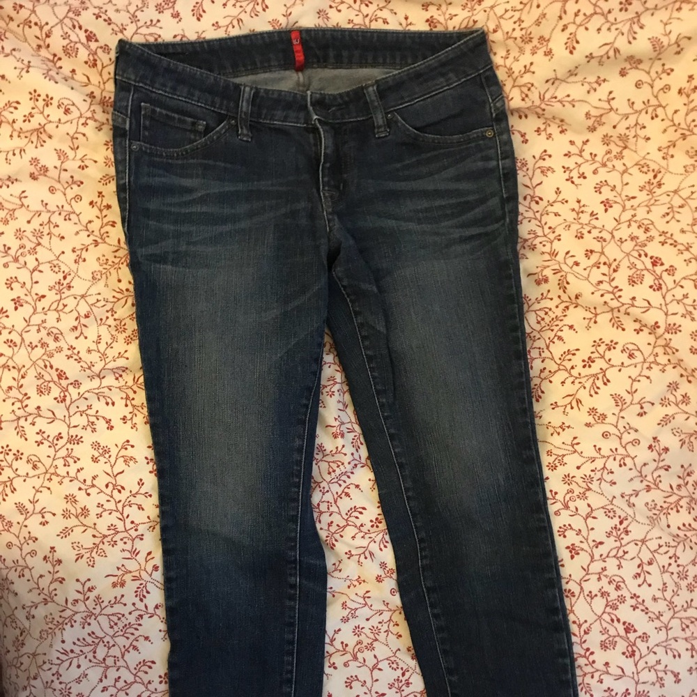 Uniqlo Skinny Blue Jeans, Size 28
